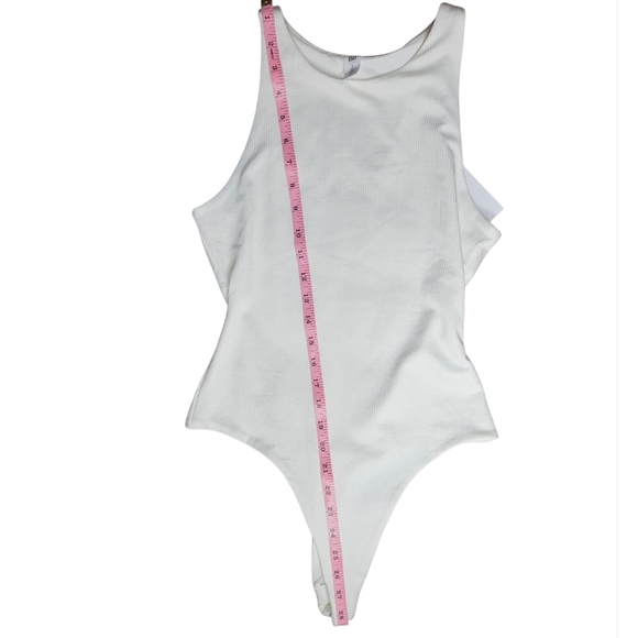 BP. Ribbed Bodysuit, Size Small, White, NWT - Picture 3 of 7